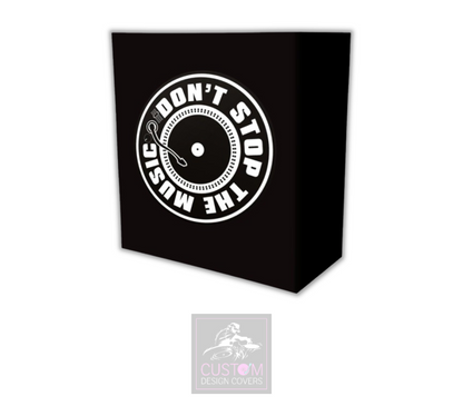 Don't Stop The Music Lycra DJ Booth Cover
