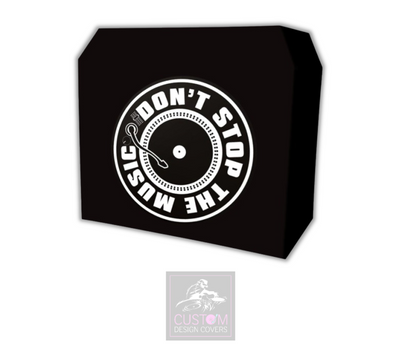 Don't Stop The Music Lycra DJ Booth Cover