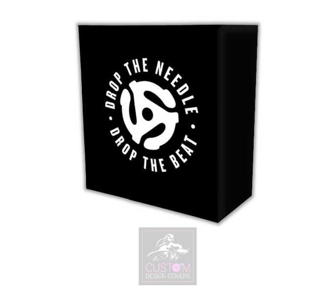 Drop The Needle Drop The Beat Lycra DJ Booth Cover