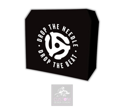 Drop The Needle Drop The Beat Lycra DJ Booth Cover