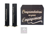 Congratulations On Your Engagement Lycra DJ Covers (PACKAGE BUNDLE) - S&H