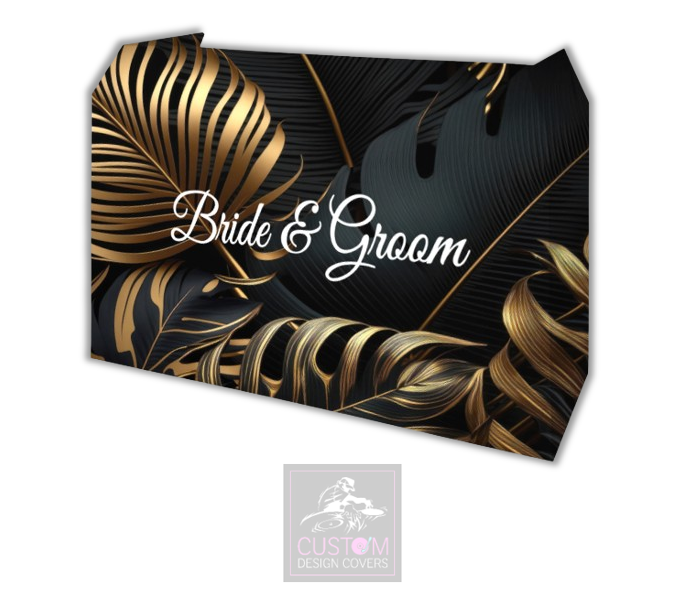 Elegant Wedding  Lycra DJ Booth Cover