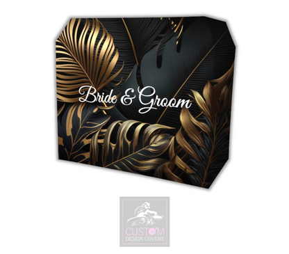Elegant Wedding  Lycra DJ Booth Cover