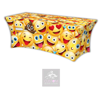 Emoji Lycra Table Cover