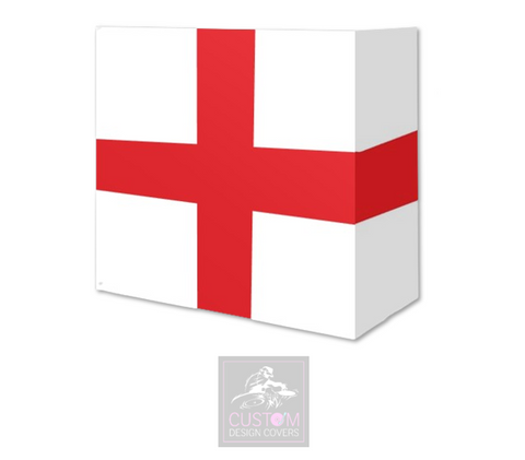 England Flag Lycra DJ Booth Cover