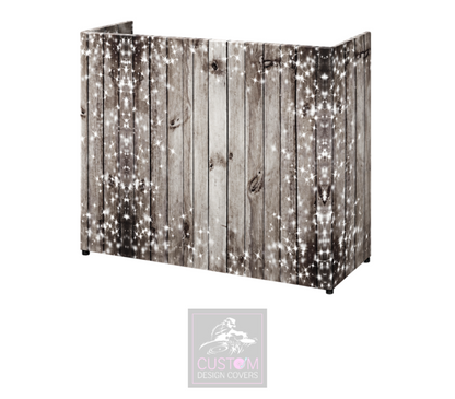 Festive Rustic Lycra DJ Booth Cover