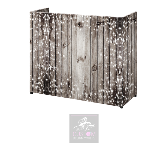 Festive Rustic Lycra DJ Booth Cover