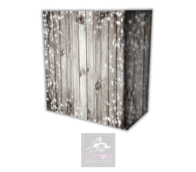 Festive Rustic Lycra DJ Booth Cover