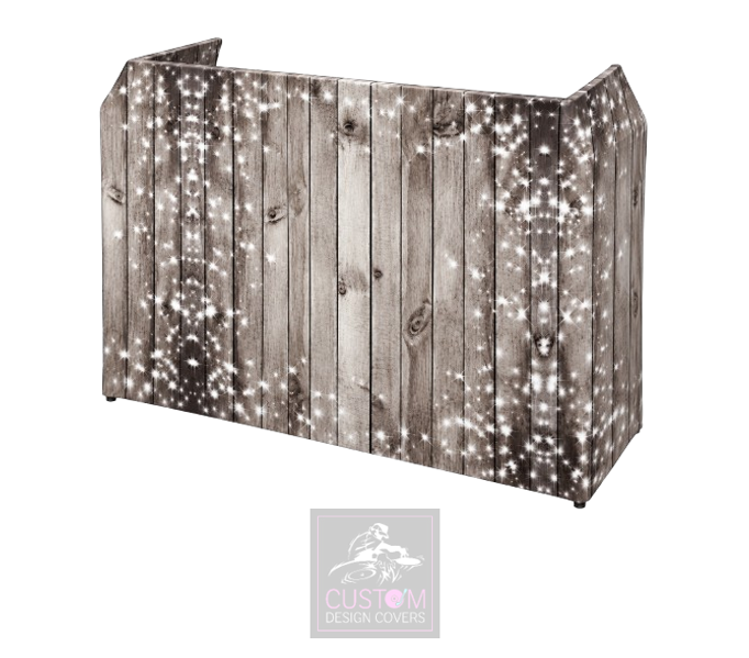 Festive Rustic Lycra DJ Booth Cover