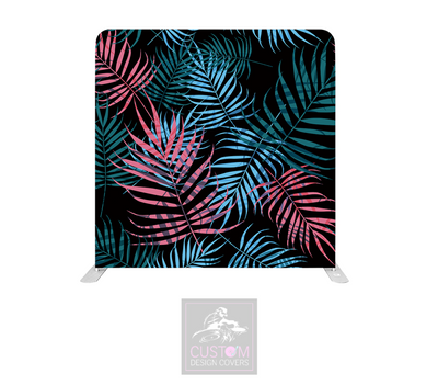 Coloured Palms Lycra Pillowcase Backdrop Cover 