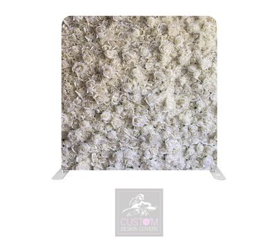 Flower Wall Effect Lycra Pillowcase Backdrop Cover