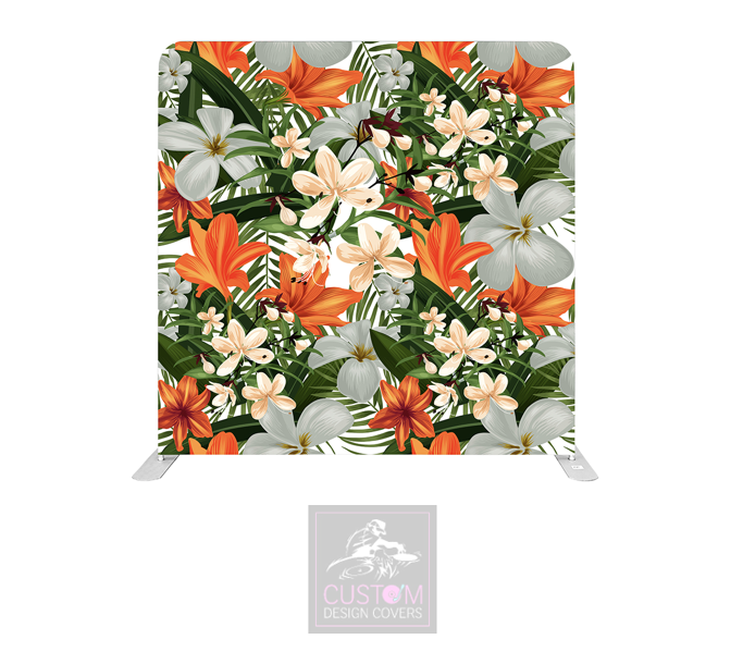 Amaryllis Lycra Pillowcase Backdrop Cover (DOUBLE SIDED)