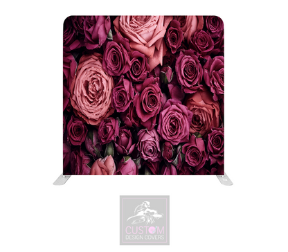 Rose Lycra Pillowcase Backdrop Cover (DOUBLE SIDED)