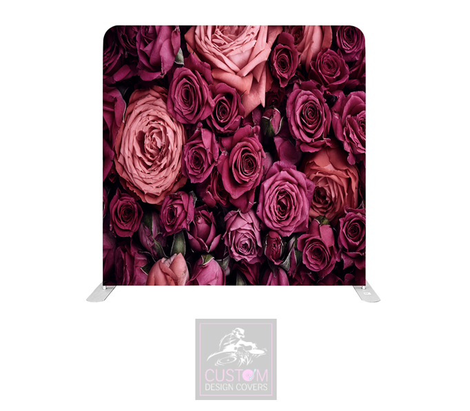 Rose Lycra Pillowcase Backdrop Cover (DOUBLE SIDED)