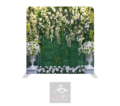 Greenery Lycra Pillowcase Backdrop Cover