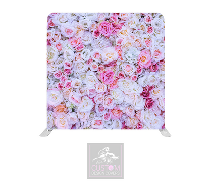 Rose Flower Effect Lycra Pillowcase Backdrop Cover