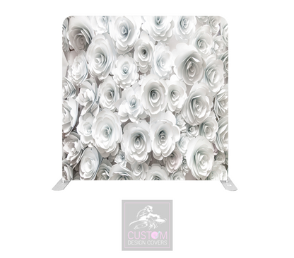 Paper Flowers Lycra Pillowcase Backdrop Cover