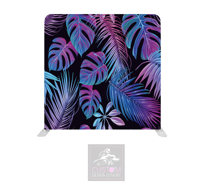 Tropic Leaves Lycra Pillowcase Backdrop Cover