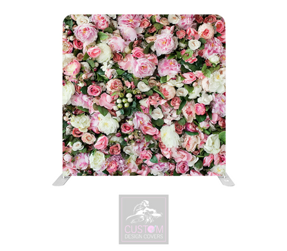 Pink Rose Lycra Pillowcase Backdrop Cover