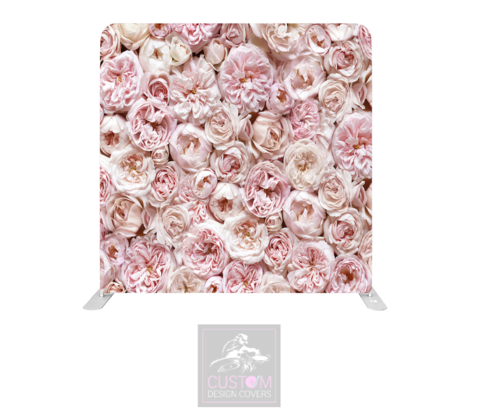 Pink Petals Lycra Pillowcase Backdrop Cover