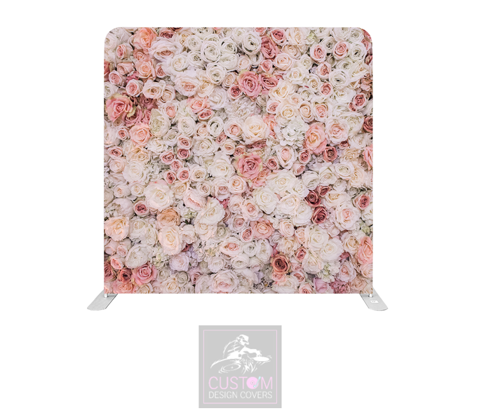 Rose Effect Lycra Pillowcase Backdrop Cover