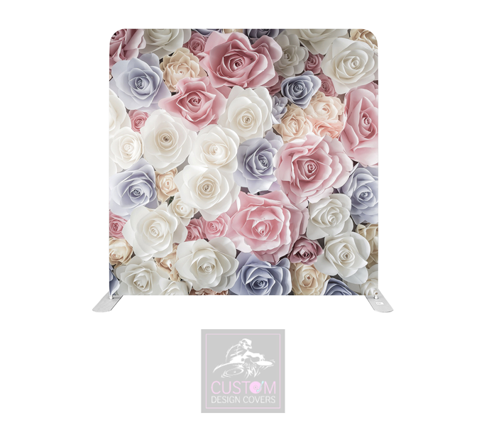 Rose Garden Lycra Pillowcase Backdrop Cover