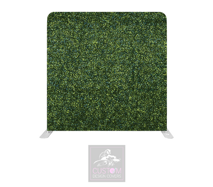 Green Leaves Lycra Pillowcase Backdrop Cover