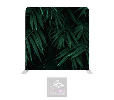 Tropical Palm Leaves Lycra Pillowcase Backdrop Cover
