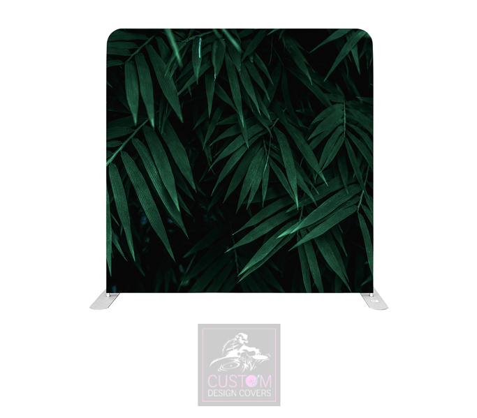 Tropical Palm Leaves Lycra Pillowcase Backdrop Cover