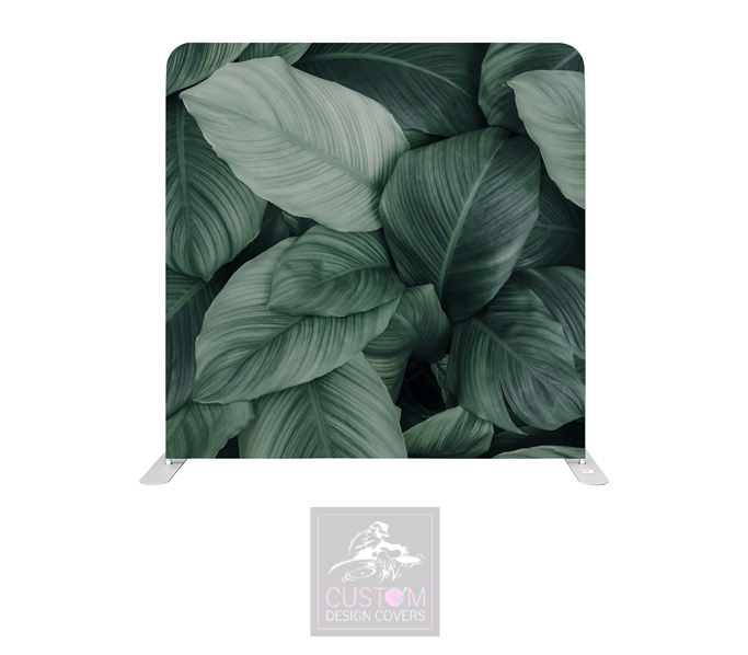 Tropical Leaves Lycra Pillowcase Backdrop Cover