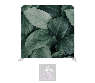 Tropical Leaves Lycra Pillowcase Backdrop Cover (DOUBLE SIDED)