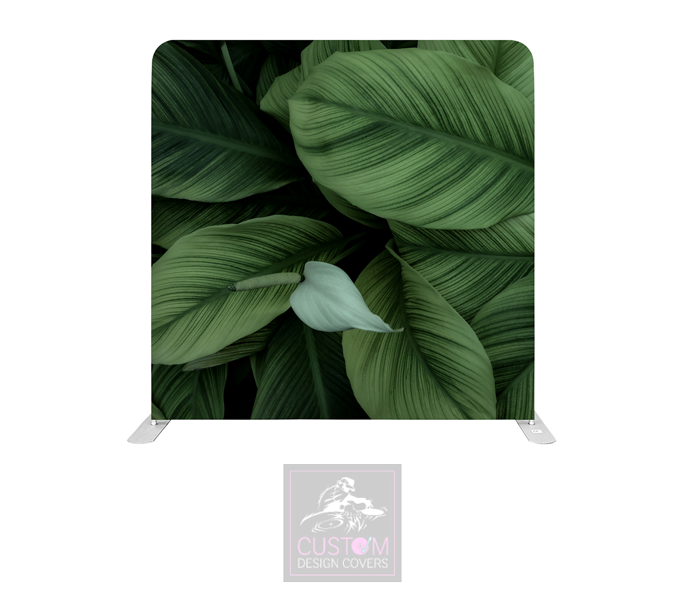 Tropical Leaves Lycra Pillowcase Backdrop Cover