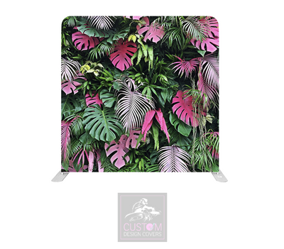 Jungle Leaves Lycra Pillowcase Backdrop Cover