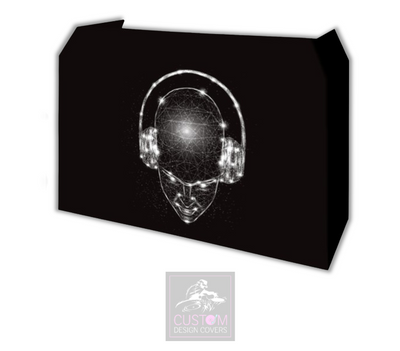 Futuristic DJ Lycra DJ Booth Cover