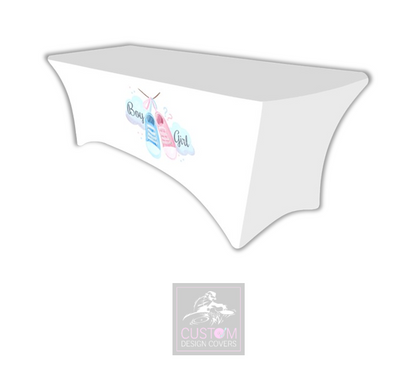 Gender Reveal Lycra Table Cover 