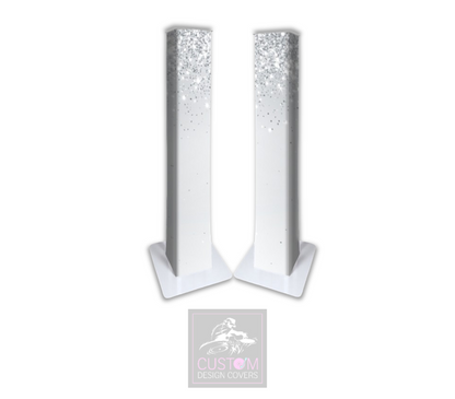 Bride & Groom DJ UV Lycra DJ Covers  (PACKAGE BUNDLE)