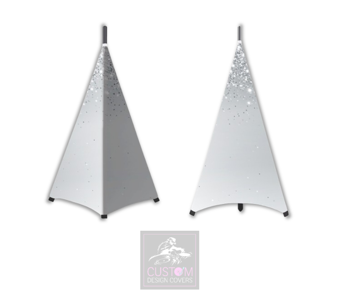 Bride & Groom DJ UV Lycra DJ Covers  (PACKAGE BUNDLE)
