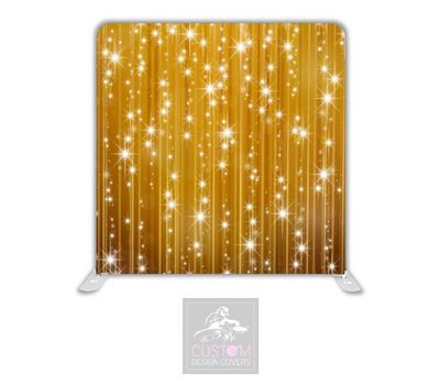 Gold Curtain Pillowcase Backdrop Cover