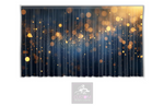 Gold Dust Backdrop Curtain