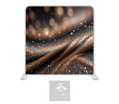 Gold Shimmer Lycra Pillowcase Backdrop Cover (DOUBLE SIDED) 