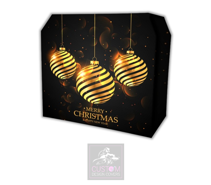 Merry Christmas Lycra DJ Booth Cover