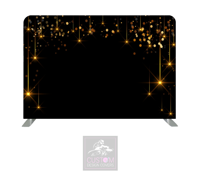 Golden Dust Lycra Pillowcase Backdrop Cover (DOUBLE SIDED)