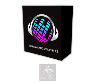 Good Vibes Custom Lycra DJ Booth Cover
