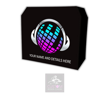 Good Vibes Custom Lycra DJ Booth Cover