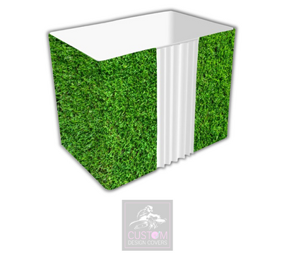 Grass Effect Photobooth Enclosure Cover