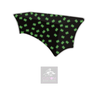 Green Age Photobooth Lycra Table Cover