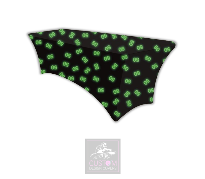 Green Age Photobooth Lycra Table Cover