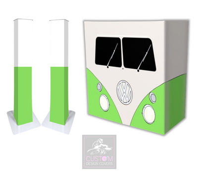 Green VW Camper Lycra DJ Covers (PACKAGE BUNDLES) - TRUSS