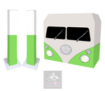 Green VW Camper DJ Covers (PACKAGE BUNDLE) - MKII