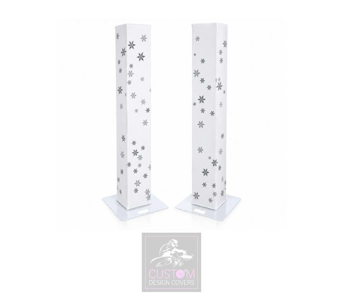 White Christmas *Grey* Lycra DJ Covers (PACKAGE BUNDLE)